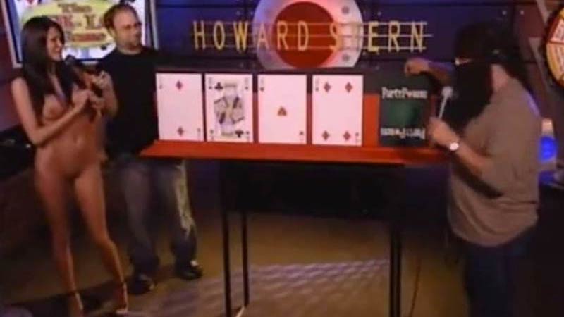 Extremely unlucky girl loses her clothes and dignity in a series of bets