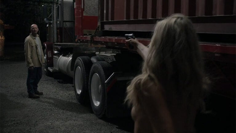 Sexy blonde engages in multiple altercations without equipping clothes