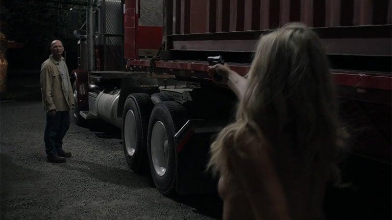 Sexy blonde engages in multiple altercations without equipping clothes