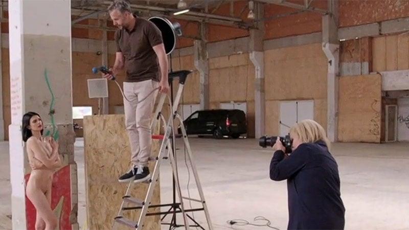 Dutch celebrities compete to take the best naked pictures of naked models