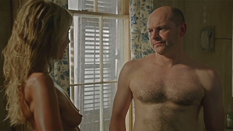 Naked blonde with perky tits unabashedly flirts with her sister's husband