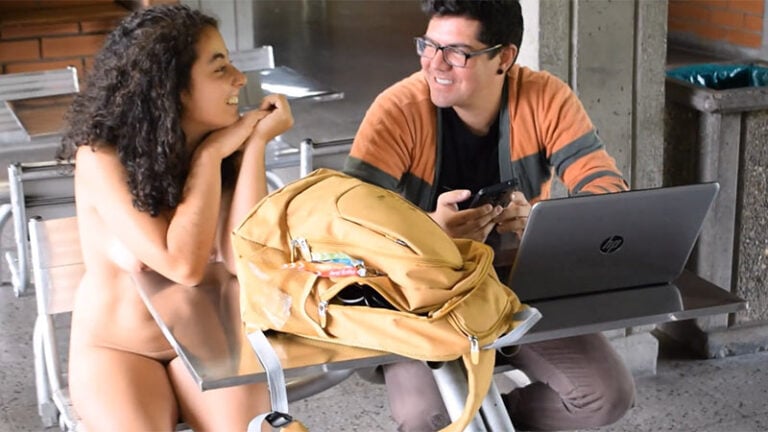 Everyone's favourite Colombian heads to school with nothing